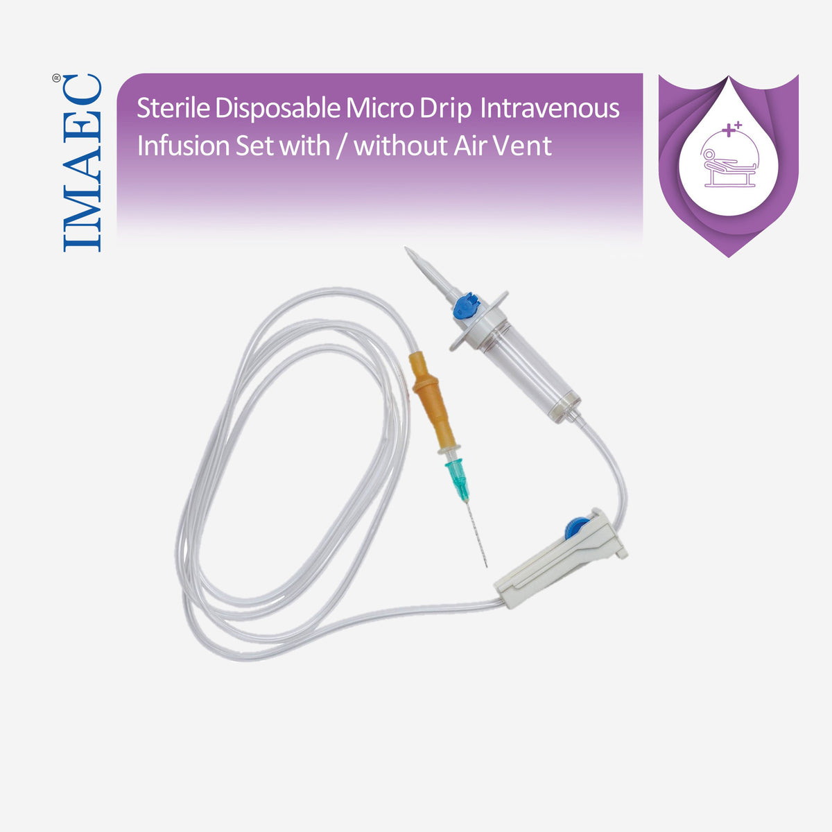 Sterile Disposable Micro Drip Intravenous Infusion Set with/without Air Vent