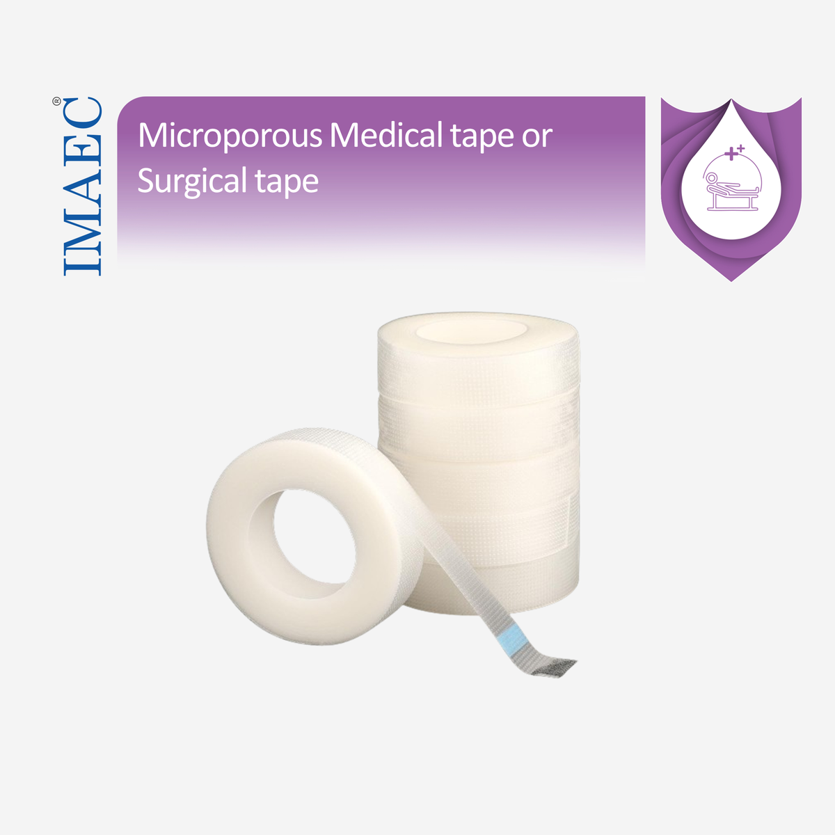 MICROPOROUS MEDICAL TAPE OR SURGICAL TAPE