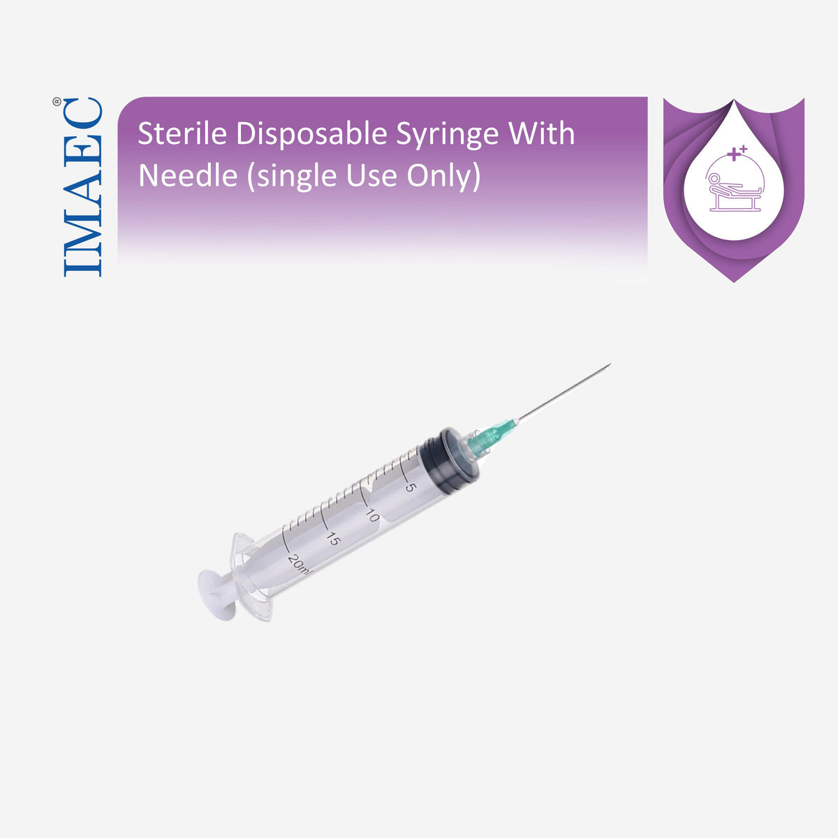 Sterile Disposable Syringe With Needle (single Use Only)