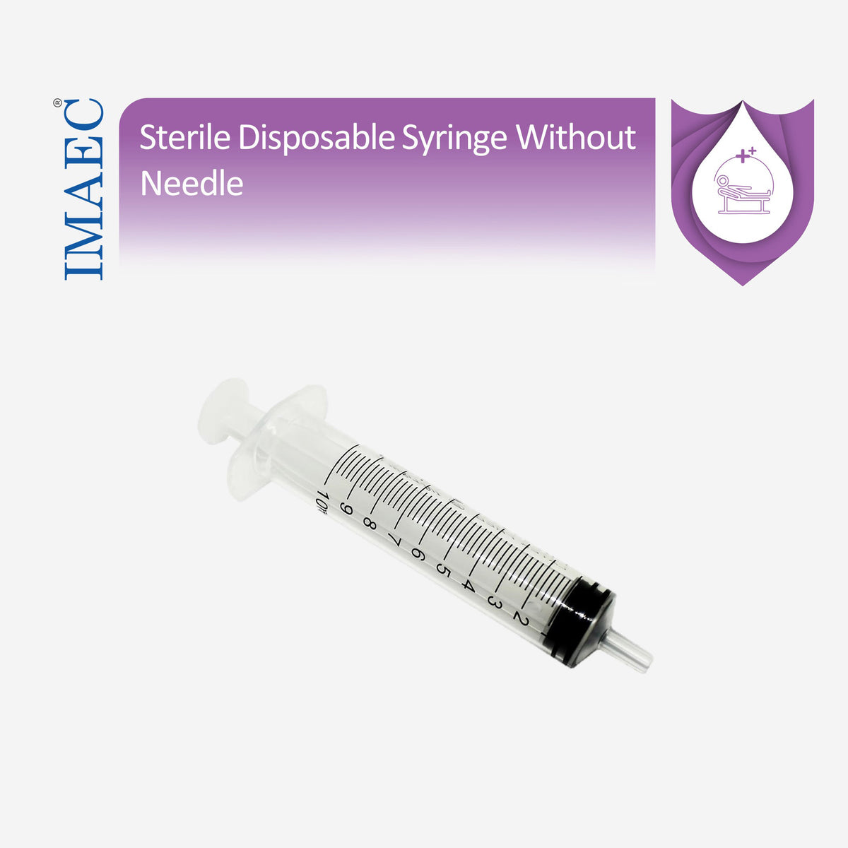 Sterile Disposable Syringe Without Needle