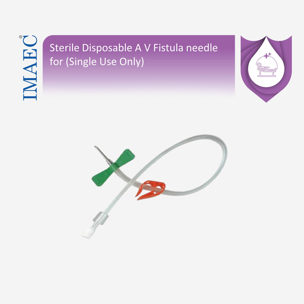 Sterile Disposable A V Fistula needle (Single Use Only)