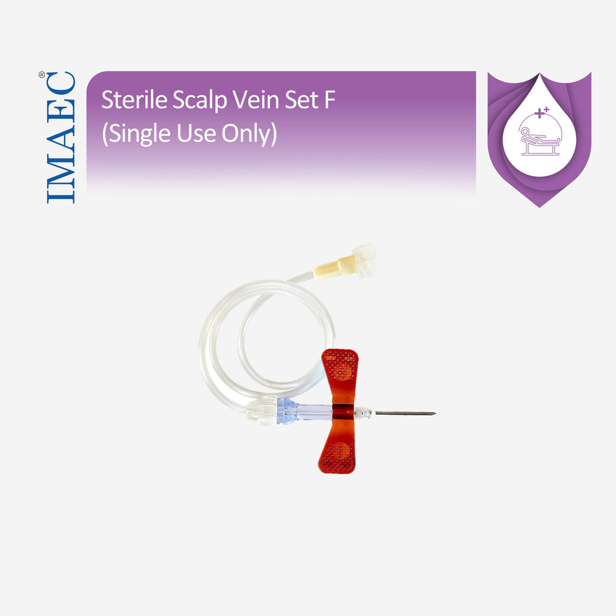 Sterile Scalp Vein Set F  (Single Use Only)